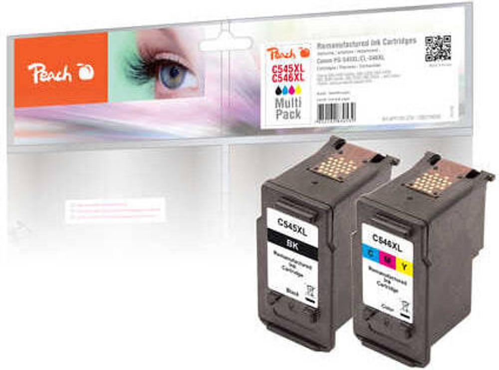 Peach PI100-226 струйный картридж Черный, Голубой, Пурпурный, Желтый