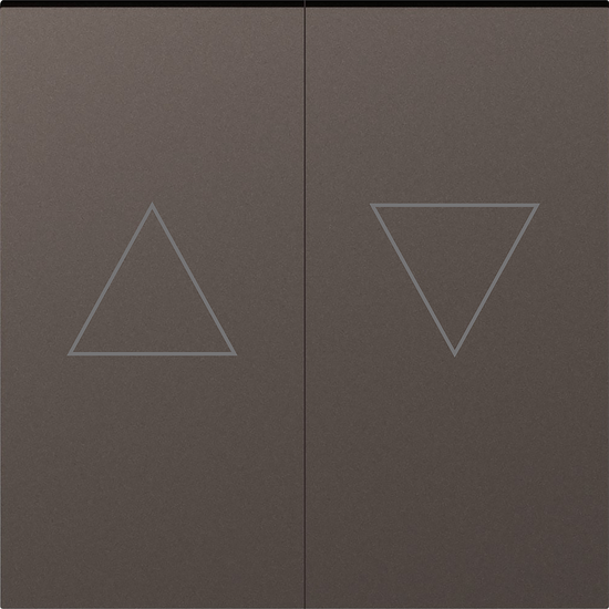 Клавиша 2-я со стрелками для жалюзи,  мокко,  серия A07