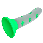 Светящийся в темноте фаллоимитатор 17см с Зайчиками Pretty Love Magical Nightfall BW-008120NY-1