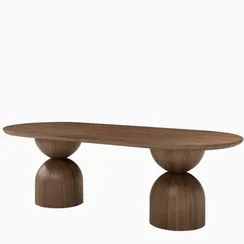 Обеденный стол Carado 240х100 см, орех