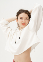 Худи Bowery NYC укороченное оверсайз Off White