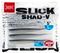 Слаги LJ 3D Series SLICK SHAD-V 5.0in (12,7) 014 5шт.