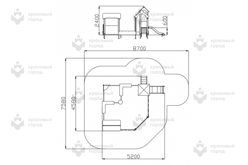 Песочный дворик Джунгли