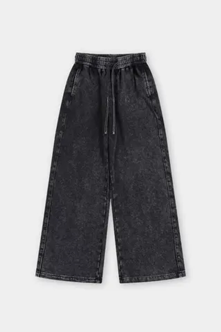 Трикотажные Брюки SHMOT "BLANK" GARMENT DYE Черный