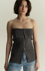 Пояс из трикотажа на пуговицах