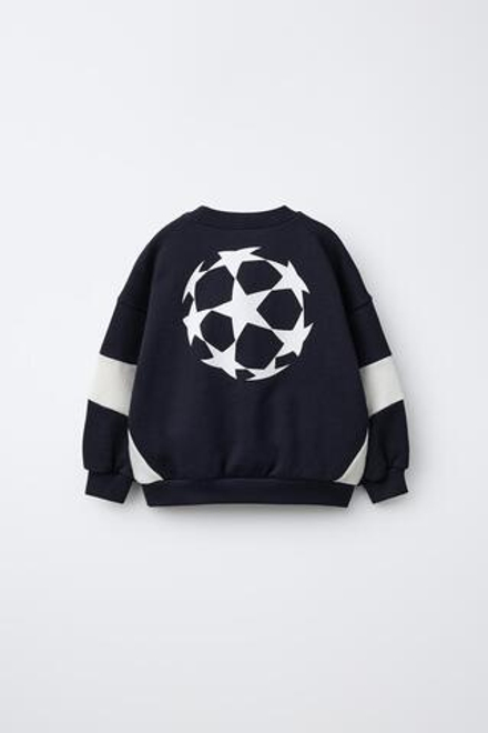ZARA ТОЛСТОВКА UEFA CHAMPIONS LEAGUE ®, МОРСКОЙ ТЕМНО-СИНИЙ