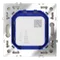Розетка телевизионная встраиваемая VOLTUM S70 оконечная TV+SAT, (сталь) vls060405