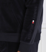 Худи velour Tommy Hilfiger - темно-синий(UM0UM02671)