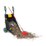 Садовая тачка Helex 80л, черный/зеленый/желтый