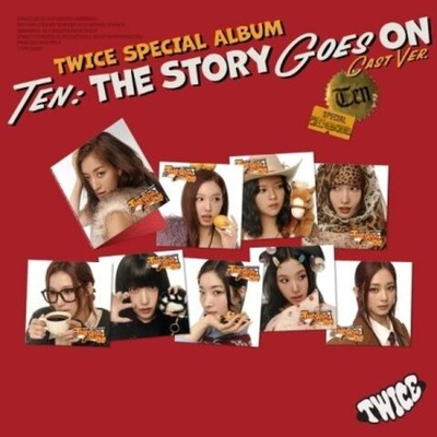 Альбом TWICE - TEN: THE STORY GOES ON CAST 9 Version SET