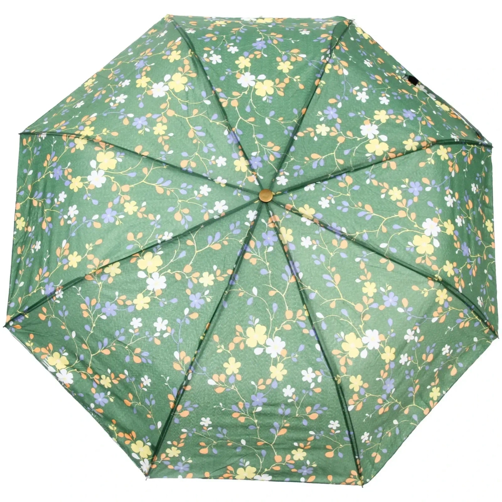 Зонт женский полуавтомат «Лагуна», микс 6 цветов, 8 спиц, d-100см, длина в слож. виде 30см