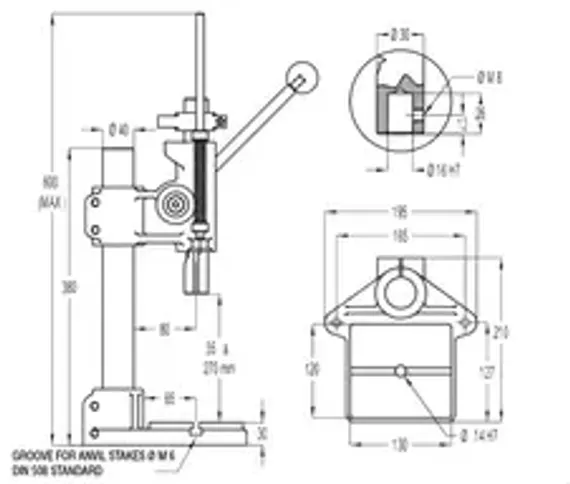 Коленно-рычажный пресс EMG 20HRLP