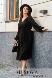 Платье 23-20-черный Minova
