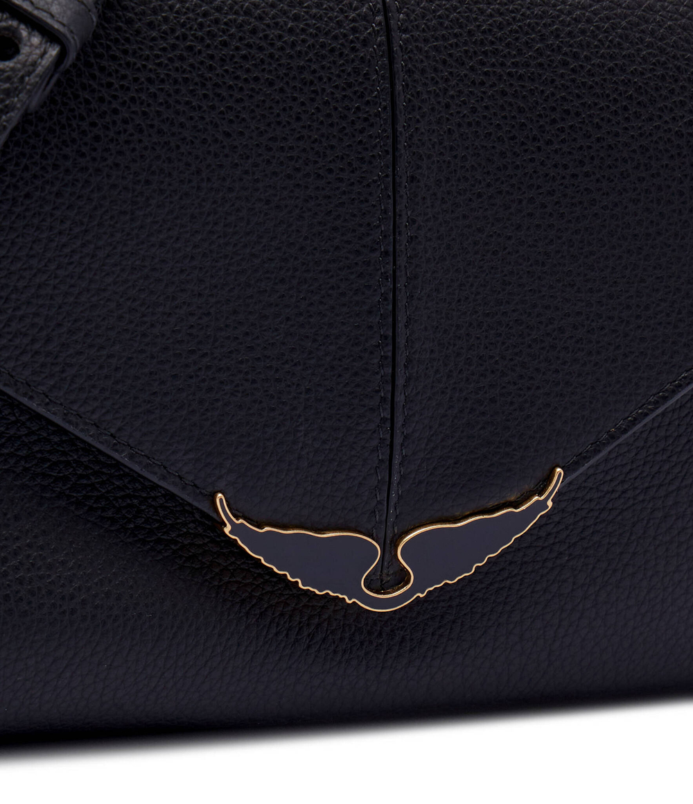 Кожаная сумка через плечо BORDERLINE DAILY Zadig&Voltaire - черный(LWBA02493)