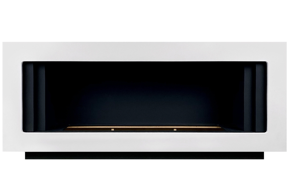 Каминокомплект Line CRM - Санд сноу с очагом Design L1000RF 3D PS/LOG