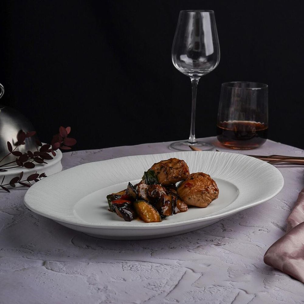 Блюдо овальное 36,8*26,8 см h4 см Frost White Moon P.L. Proff Cuisine [2]