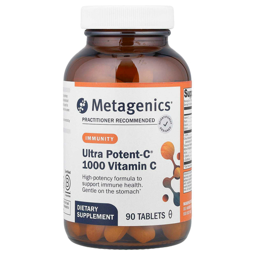 Metagenics, Ultra Potent-C® 1000 витамин C, 90 таблеток