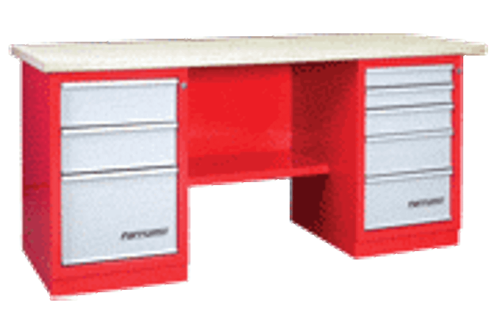 Верстак слесарный 2 тумбы: 3 ящика/5 ящиков 01.235 Ferrum