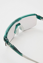 Спортивные очки с диоптриями HILX Inferno Shiny Crystal Green / Photochromic Purple Mirror Lens