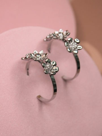 Швензы кольца цветы 35 мм