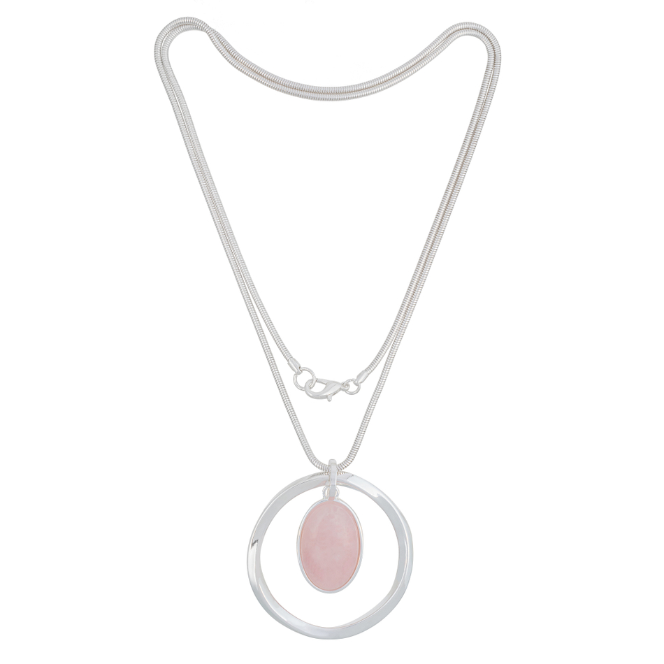 Колье Fiore Luna ROSE QUARTZ LN5131 R/S