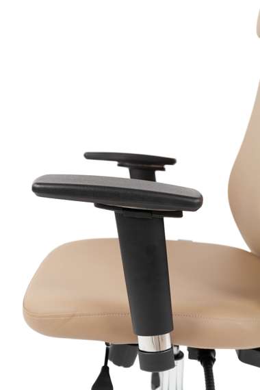 Офисное кресло Chairman 500LUX Россия экокожа бежевый