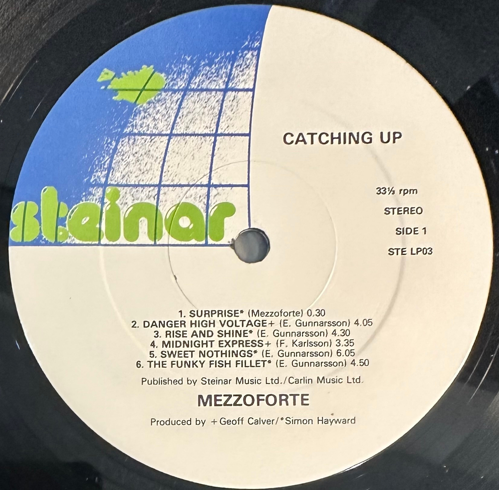 Mezzoforte - Catching Up With Mezzoforte (Англия 1983г.) LP + 12", 45 RPM