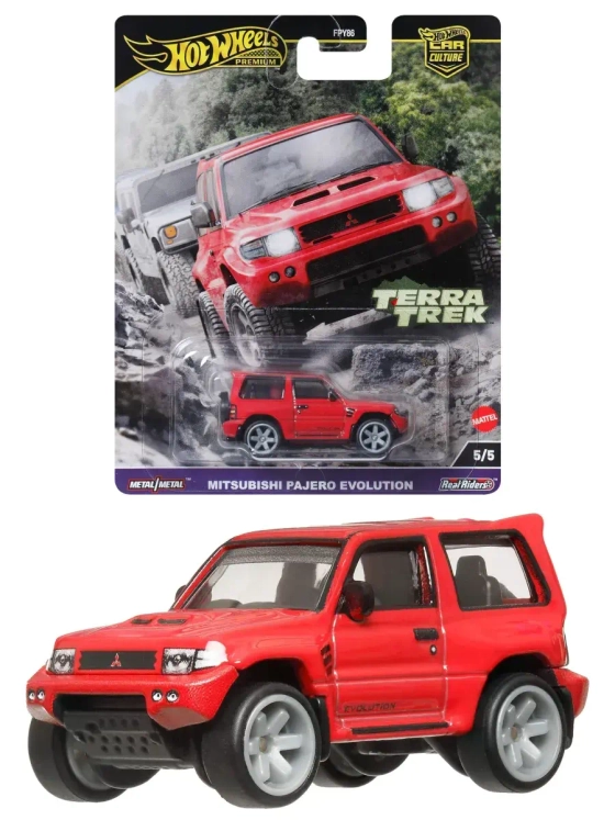 Машинка Хот Вилс Премиум Mitsubishi Pajero FPY86 HRV89