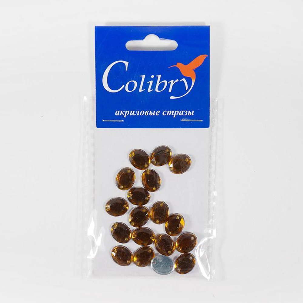 Стразы (овальные)-E10-14-Colibry