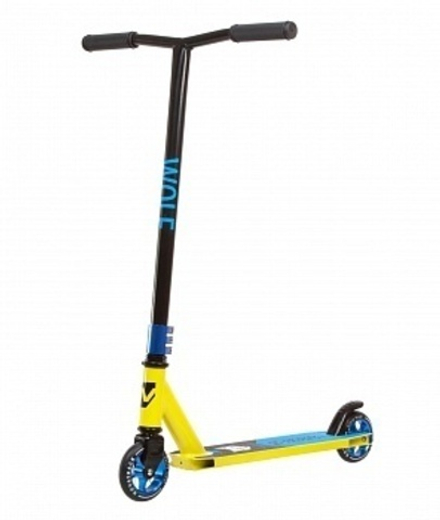 Самокат для детей NOVATRACK WOLF EL 110 ALLOY