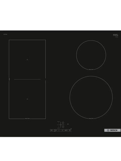 Встраиваемая индукционная панель BOSCH PVS61RBB5E, независимая, 4 конфорки, чёрная
