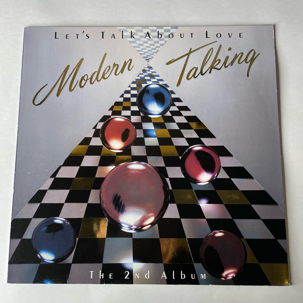 Винтажная виниловая пластинка LP Modern Talking Let's Talk About Love (The 2nd Album) (Германия 1985)