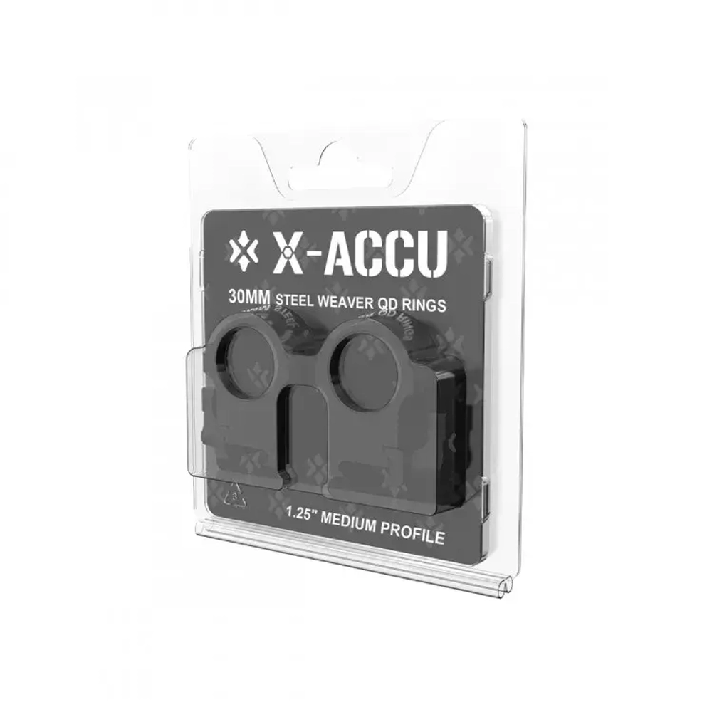 Крепление Vector Optics 30 mm STEEL MEDIUM QD WEAVER RINGS (XASR-SQ12)