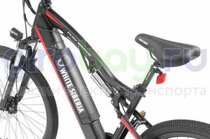Электровелосипед WHITE SIBERIA CAMRY X 500W (матовый черный) фото 16