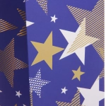 Пакет под бутылку «Волшебные звезды» 11*38*11 см, микс