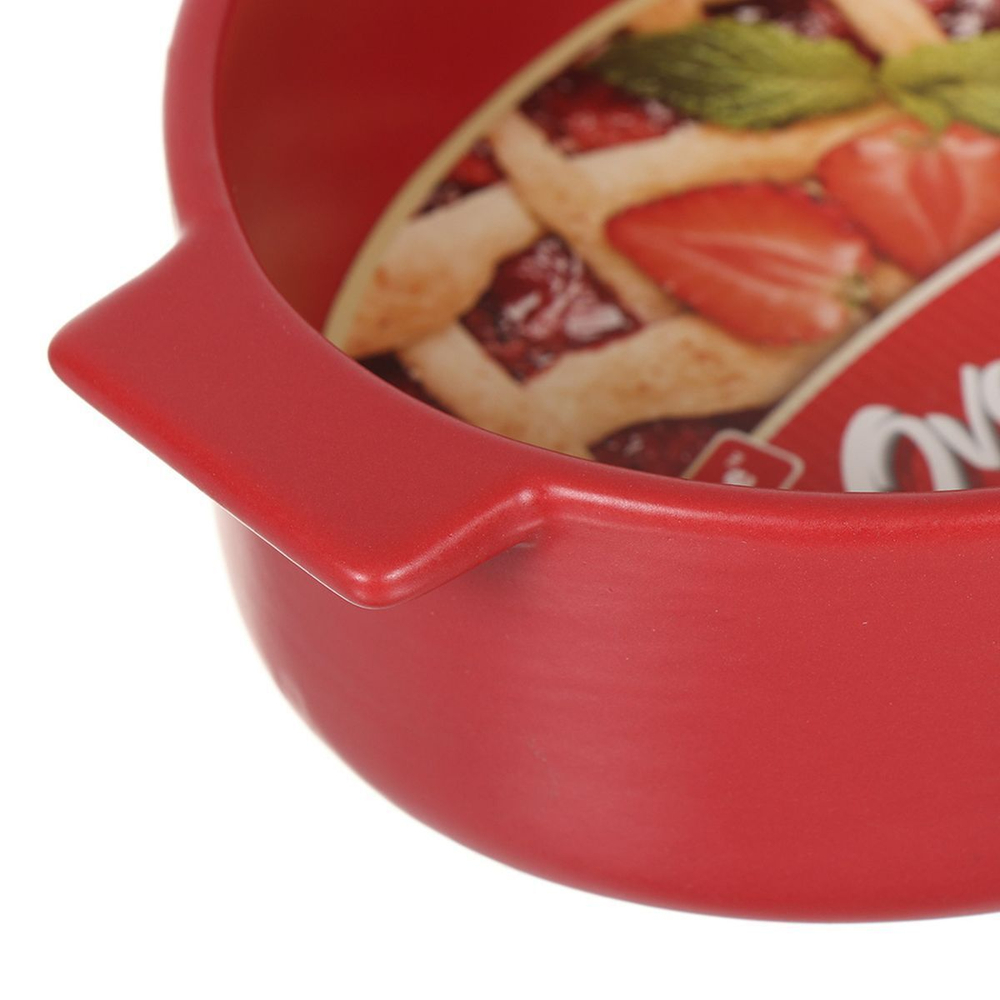 Форма для запекания керам, 24х5.8 см, кругл, в асс, Y4-4439