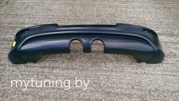 Накладка на бампер задний для VOLKSWAGEN Golf V R32 03-08, под 2 трубы по центру