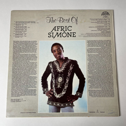 Винтажная виниловая пластинка LP Afric Simone The Best Of (Чехословакия 1984) Hafanana