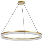 736181 Люстра ROTONDA 51W LED 2808LM 180G ЛАТУНЬ 3000K