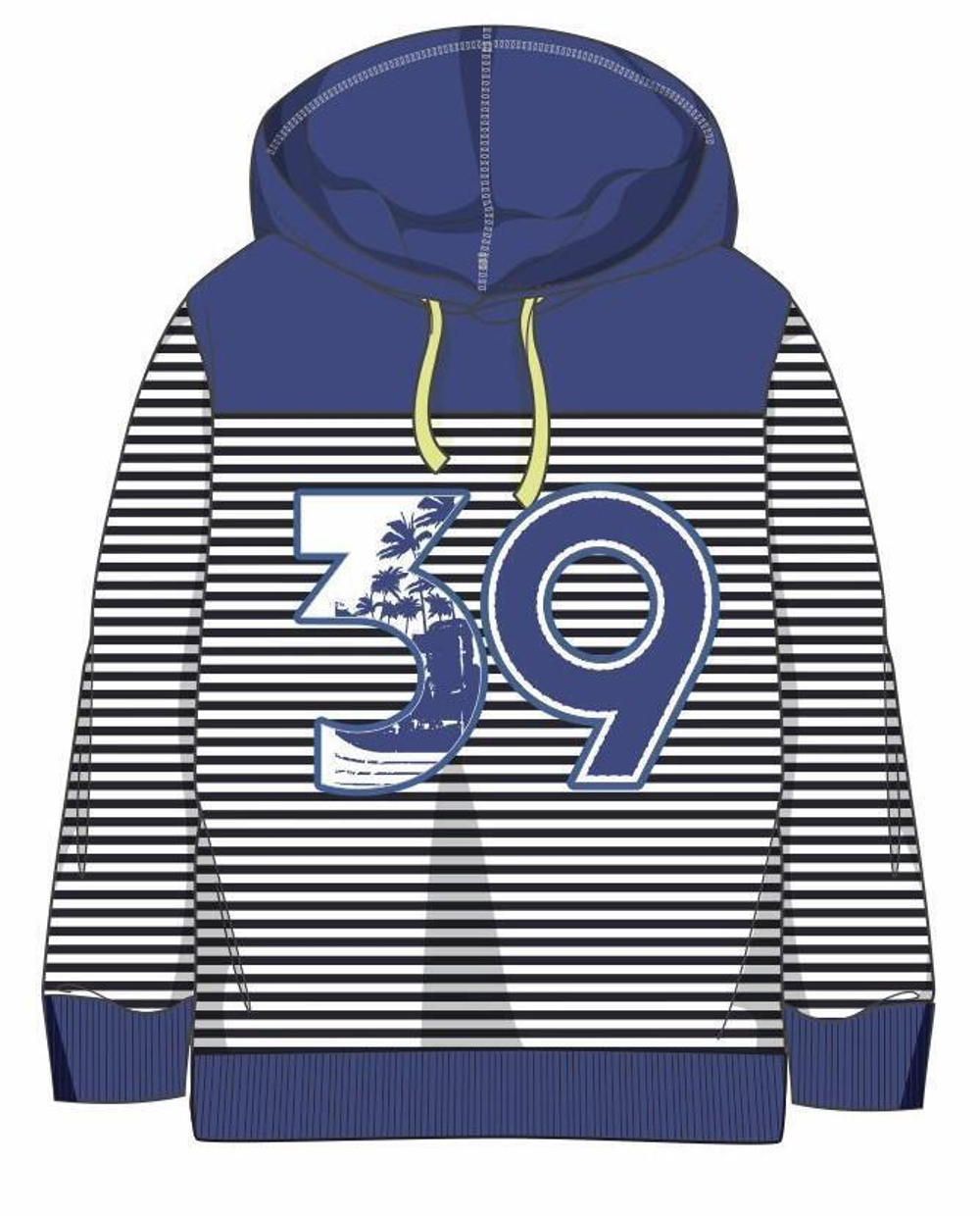 Толстовка д/мал, т.син., р. 104, (Батик) 01043_BAT