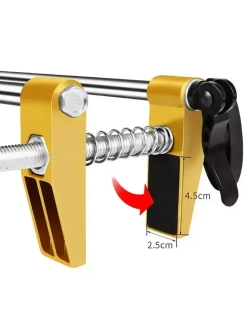 Кондуктор для врезки дверных замков 8 фрез / Шаблон для врезки дверных замков, ручек, личинок / комплект 12 предметов + кейс