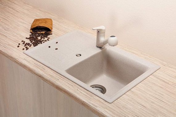 Мойка SCHOCK Genius 45D Small Cristalite альпина