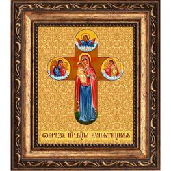 Купятицкая икона Пресвятой Богородицы на холсте.