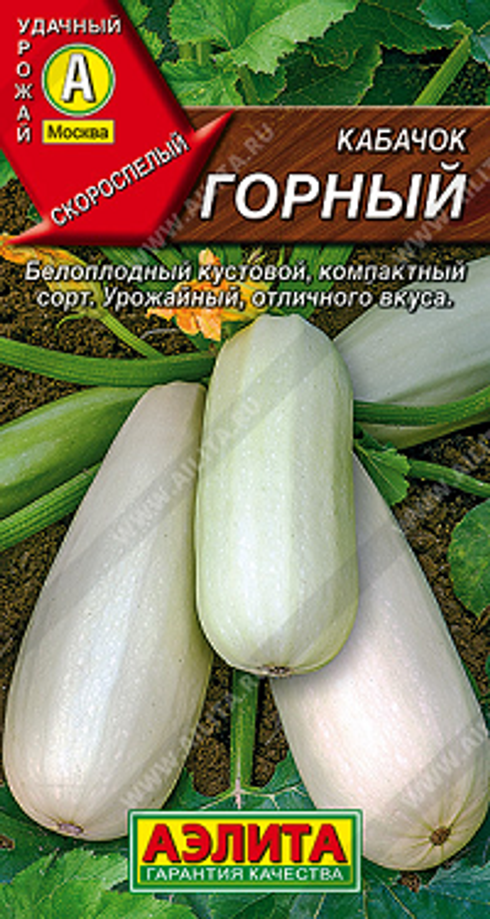 Кабачок белоплодный Горный
