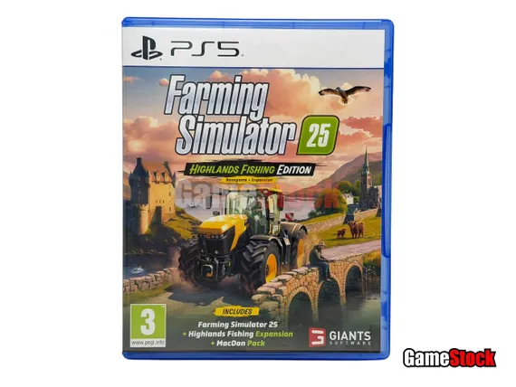 PS5 Farming Simulator 25: Highlands Fishing Edition (Б/У, Русские субтитры, PPSA-27897)