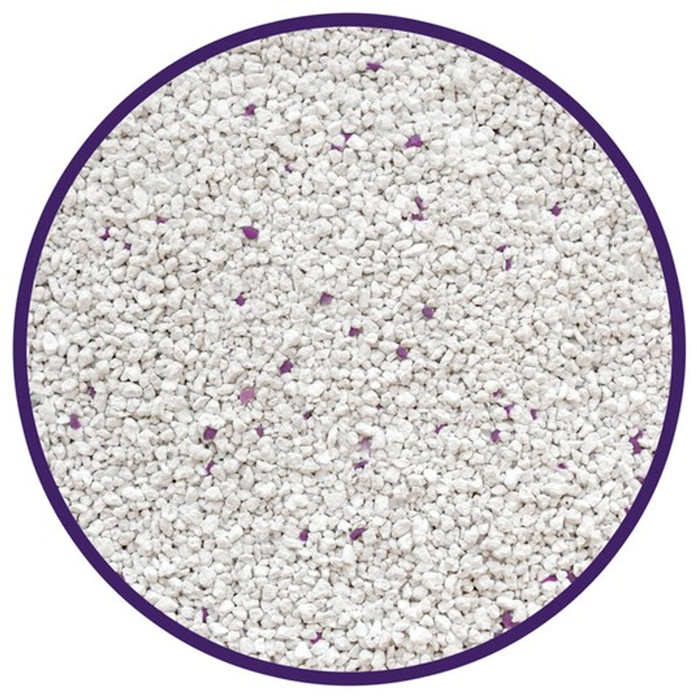 Наполнитель комкующийся минеральный CAT STEP Compact White Lavender, 10 л