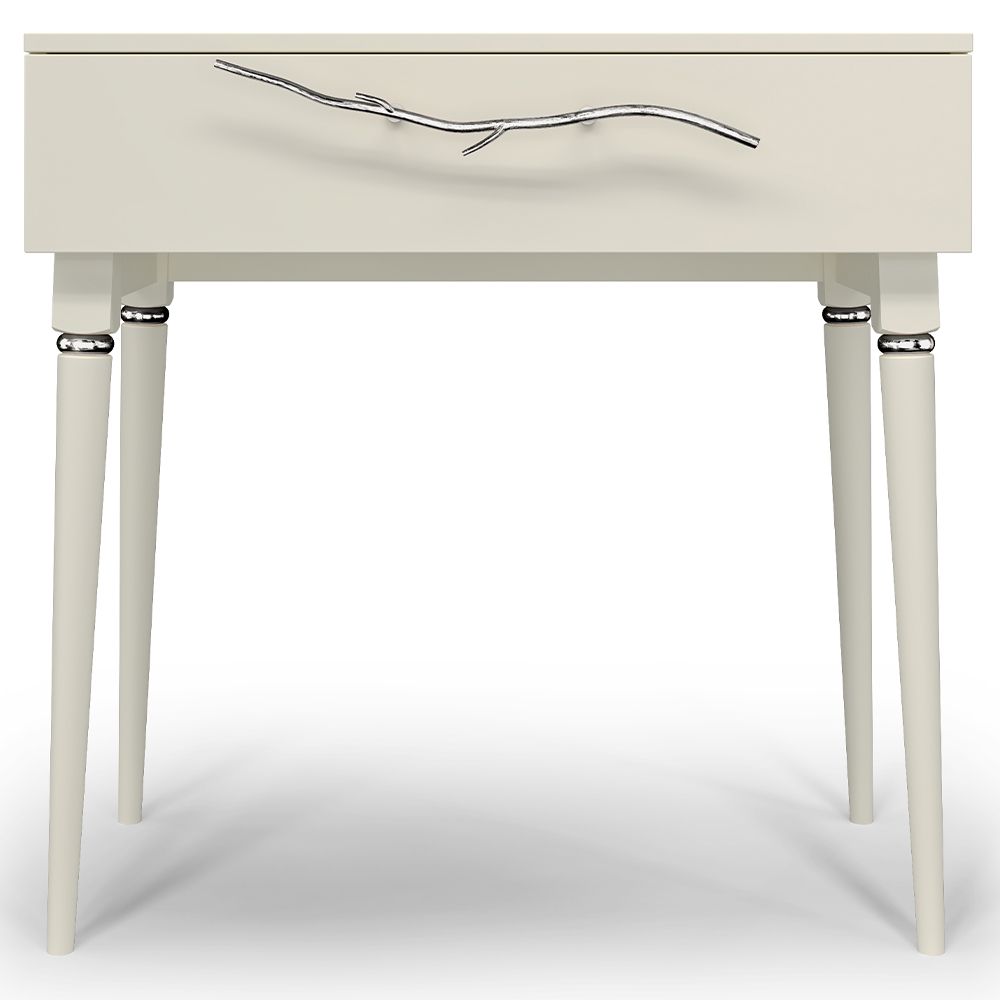 Консоль Арт Колор matte Классик Сильвер Кремовый белый матовый