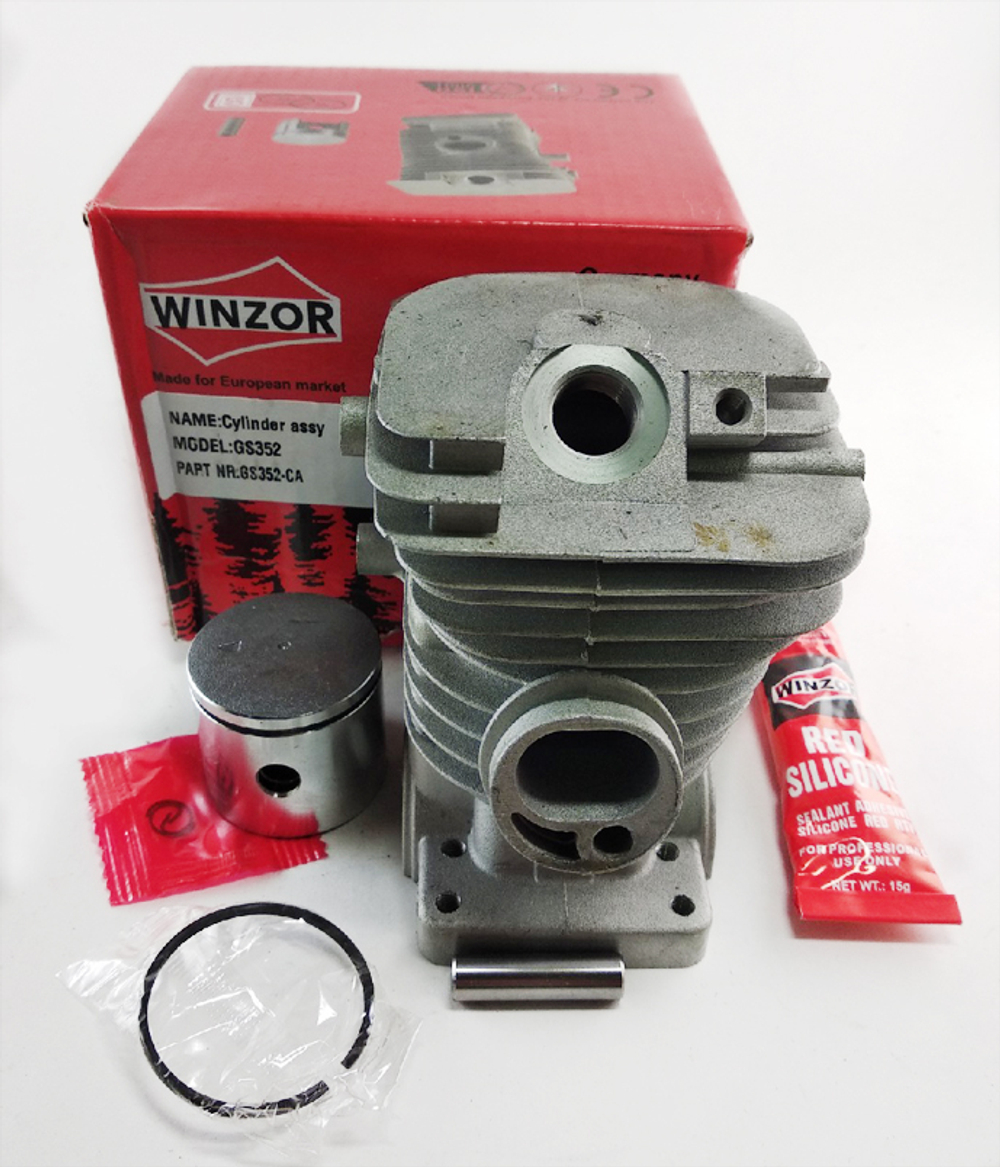 Поршневая группа б/п Echo CS-352es/353es (D:38-мм, 1-кольцо, герметик) [Winzor]