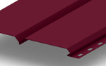 Сайдинг металлический L -Брус Norman MP ПЭ- RALL 3005 Винно -красный, 0.5мм