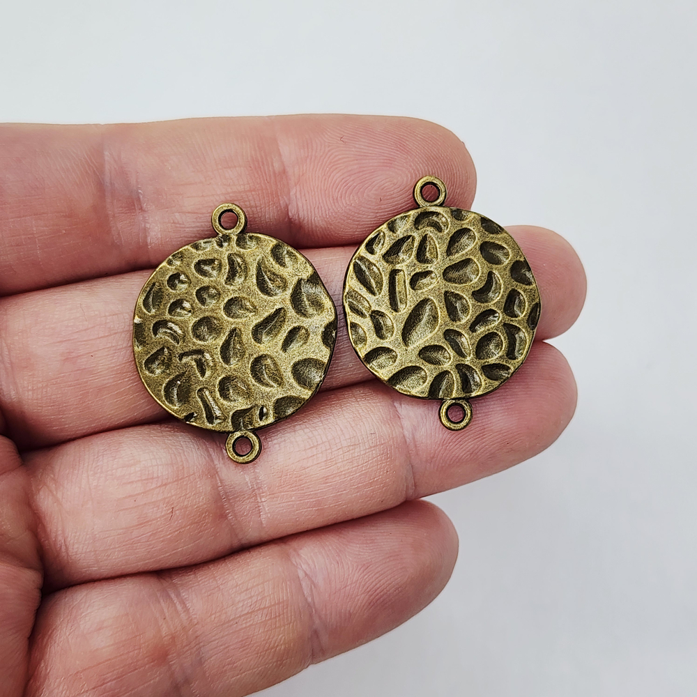 Коннектор, 30×23мм, античная бронза, штучно